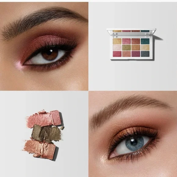 NIB Makeup By Mario Metallic Shimmer Eyeshadow Palette - Multi-Color